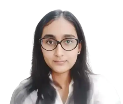 Rutuja, a smiling student