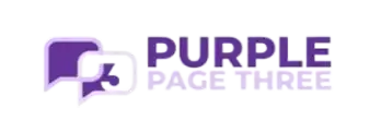 Purple company logo