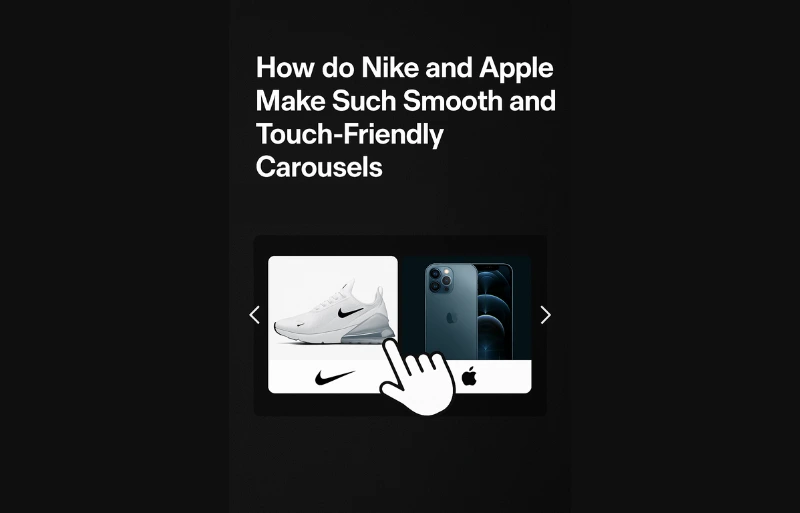 Build Smooth CSS Carousels Like Nike & Apple with Webgurukul's photo